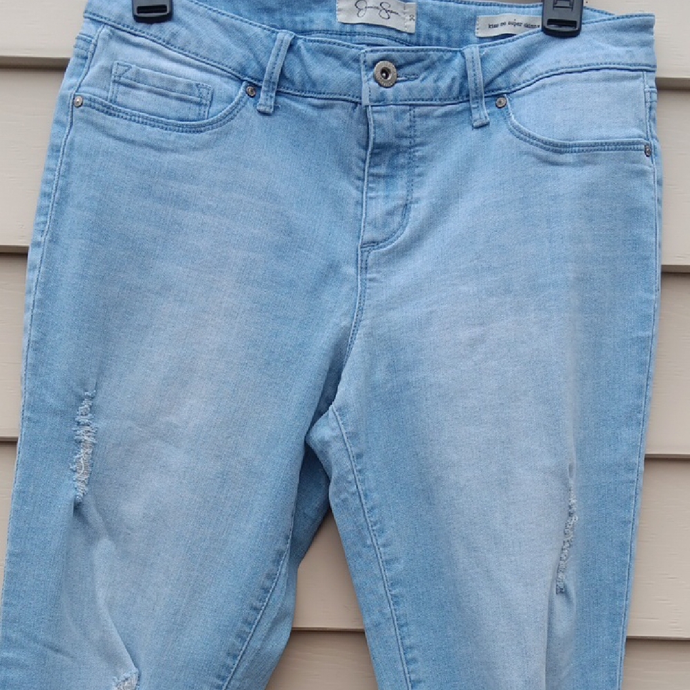 JESSICA SIMPSON Kiss Me Super Skinny Women's Blue Jeans - 30